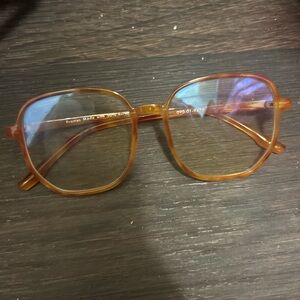 Forever 21 Orange Square Glasses